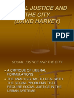 Social Justice And: The City (David Harvey)