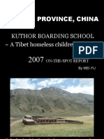 Qinghai Province, China: Kuthor Boarding School A Tibet Homeless Children Shelter