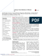 Infection/Inflammation: Recurrent Uncomplicated Urinary Tract Infections in Women: AUA/CUA/SUFU Guideline