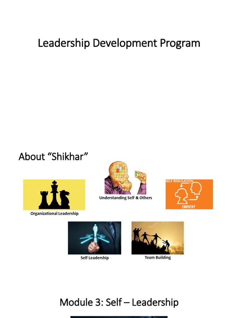 Self-Leadership Development Insights | PDF | Self Efficacy | Goal