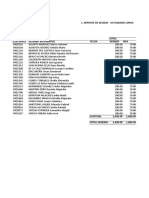 Reporte de Deudas - Actividades Apafa