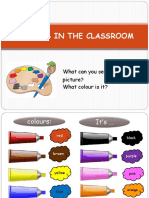 Colours and Classroom Objects