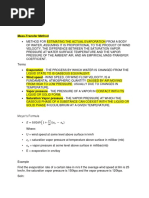 Mass Transfer Method