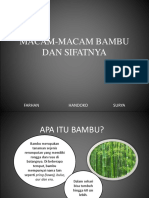 Macam-Macam Bambu Dan Sifatnya A