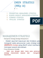 MANAJEMEN STRATEGI