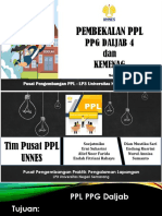 Pembekalan PPL PPG Daljab 4 dan KEMENAG