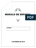 MODULO DE ESPAÑOL