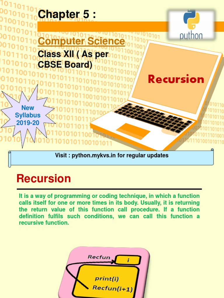 Computer Science: Recursion | PDF | Recursion | Subroutine