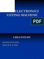 Electronics Voting Machine