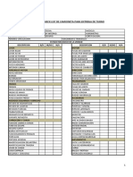 Check List de Camioneta