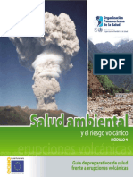 Salud Ambiental y El Riesgo Volcanico Modulo 4 PDF