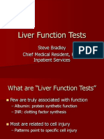 Liver Function Tests: Steve Bradley Chief Medical Resident, HMC Inpatient Services