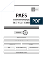 PAES 2018-2013