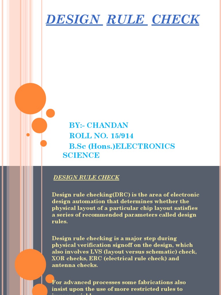Design Rule Check | PDF | Digital Electronics | Electronic Design ...