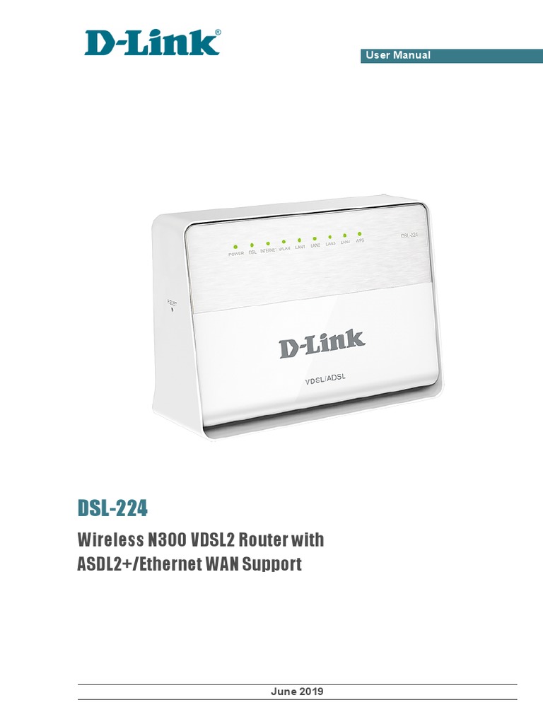 DSL224 T1 User Manual 3.0.2 17.06.19 EN PDF Wireless Lan