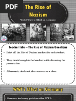 World War I PowerPoint | PDF | World War I | Allies Of World War I