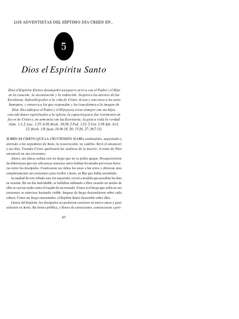 Dios El Espiritu Santo | PDF | espíritu Santo | Cristo (título)