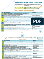 Agenda Educativa Anual 2019