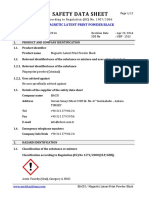 Safety Data Sheet: Magnetic Latent Print Powder Black