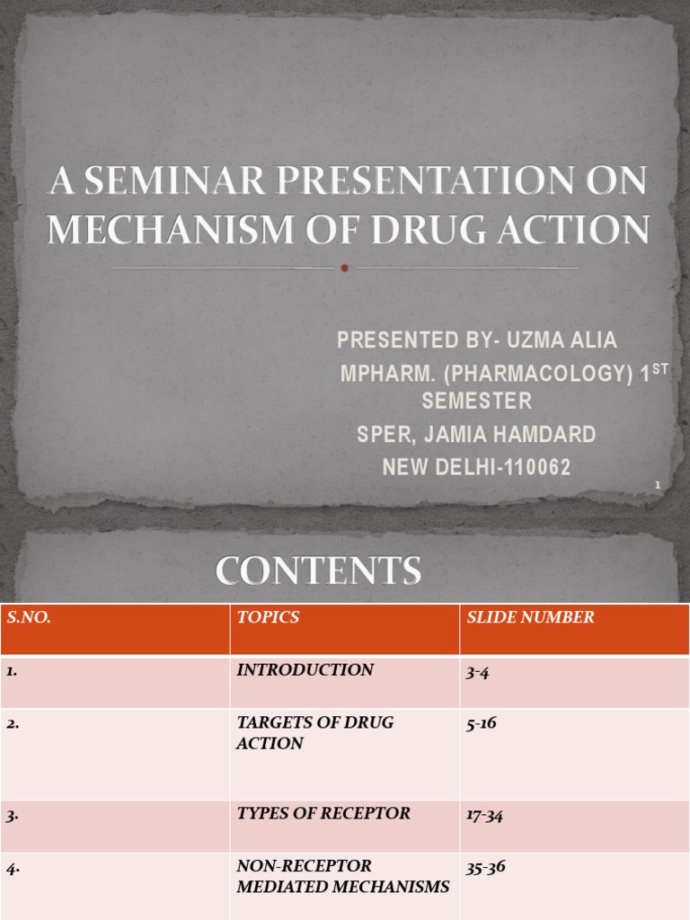 Mechanisms of Drug Action Explained | PDF | Ion Channel | Enzyme Inhibitor