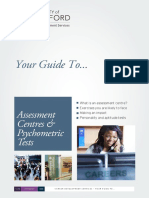 Your Guide To... : Assessment Centres & Psychometric Tes Ts