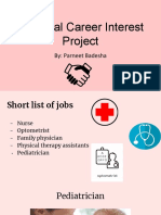 personal career interest project