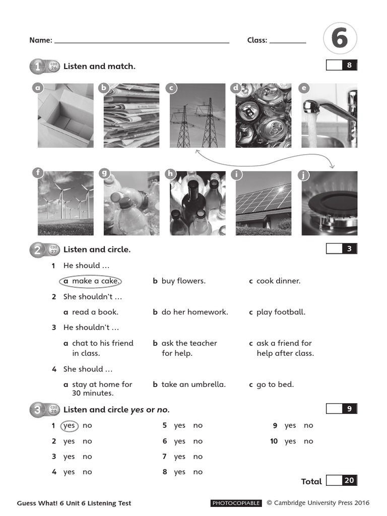 U6 Unit Test | PDF | Learning