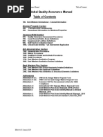 00 - Global QA Manual Table of Contents