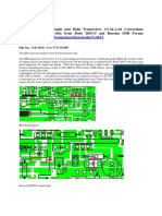 HF-6m SDR S/H Sample and Hold Transceiver AVALA-01 Corrections According To The Article From Bodo DJ9CS and Russian SDR Forum