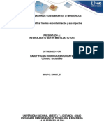 Caracterización de Contaminantes Atmosféricos