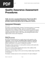 06-600 QA Assessment Procedures