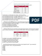 Exercícios Lei Diluição Ácidos Bases