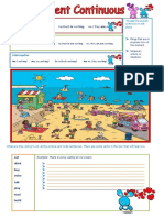Present Continuous Test