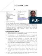 Curriculum Vitae: Rubén Gómez Sánchez S.