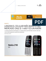 Lanzan El Celular Más Barato Del Mercado - Sale $ 1.400 y Es Un