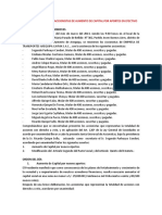 Junta Accionistas Aumento Capital