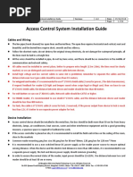 Access Control System Installation Guide PDF