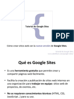 Cómo crear sitios web con Google Sites