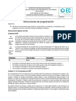 Instrucciones de Programación para PLC