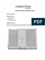 128-Slot SIM Bank Quick Installation Guide: Model #: SMB128 Package Content