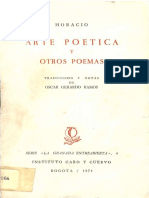 Horacio - Arte Poética y Otros Poemas