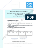 Sample Paper: Certificate For International Teachers of English Young Learners