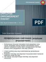 Employee Empowerment Mindset