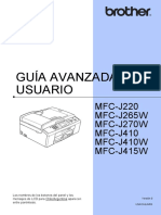 Manual Impresora Brother MFC j220