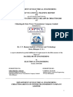 Electrical Engineering Report on Substation Training