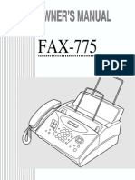 Brother ax 775 Manual