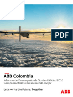 Informe de Desempeño de Sostenibilidad 2016 ABB Colombia