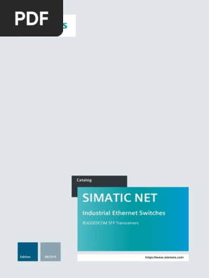Sfp Ruggedcom Pdf Telecommunications Equipment Ethernet