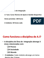 Apresentação A.I 1.º Ano