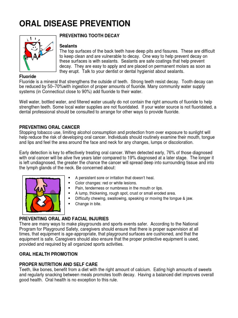Oral Disease Prevention | PDF | Human Tooth | Dentistry